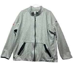 Ogio Endurance Full Zip Jacket Sweatshirt Size XL XLarge Gray FMC